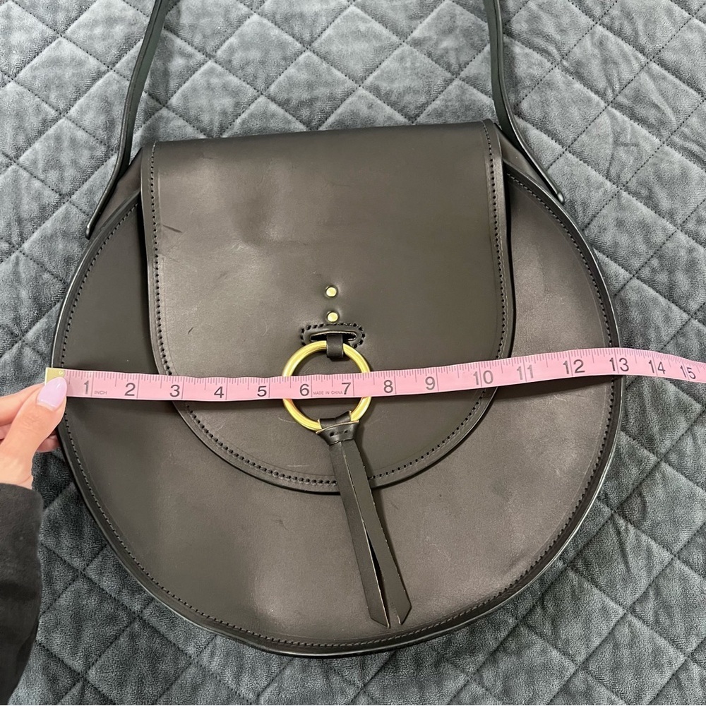 Hemlock And Hyde Phoebe Shoulder Bag Crossbody Purse Leather Gold Black - Picture 3 of 15
